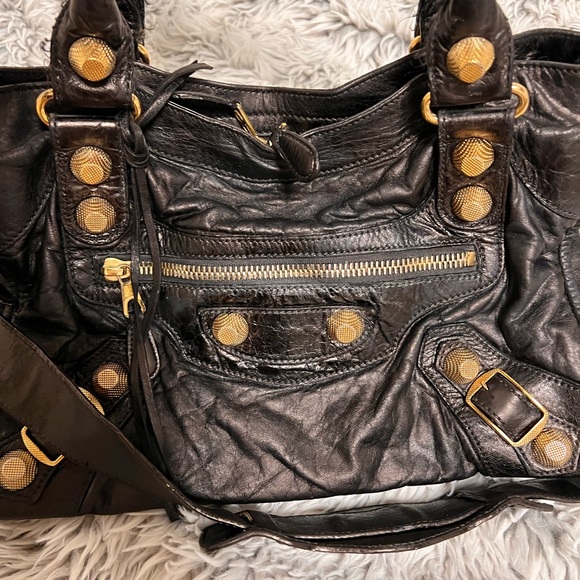 Balenciaga Agneau Giant 12 Gold Hardware Small City Bag - Picture 5 of 9